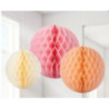 3 Bolas de papel sorvete