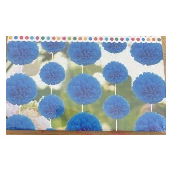 Grinalda Festa Azul 8uni 12.5cm