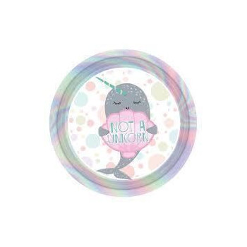 8 Pratos 23cm NARWHAL