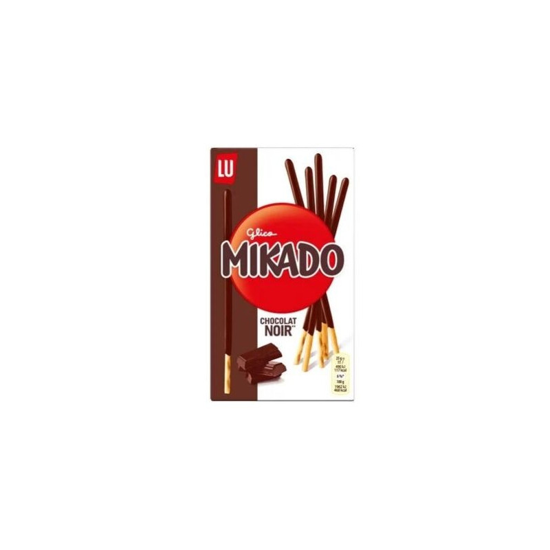Bolacha Mikado de chocolate negro 75g