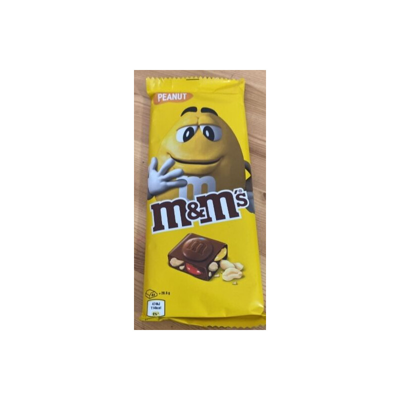Tablete M&Ms Block peanut 165g