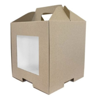 Caixa cartao com janela 20x20x20cm