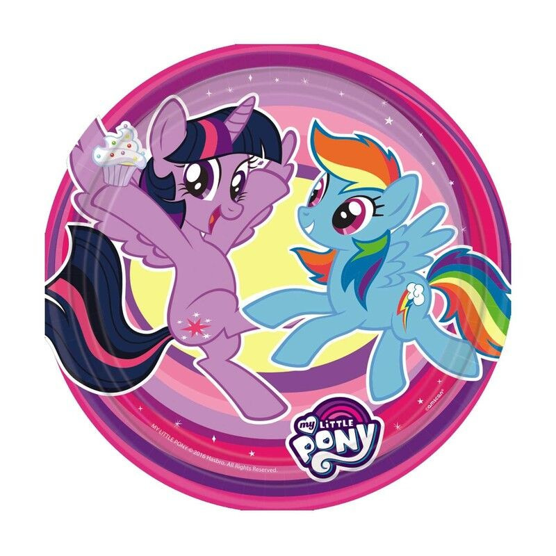 Pratos my little Pony 18cm 8uni