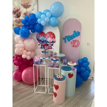 Decoração de Festa Stitch e Angel