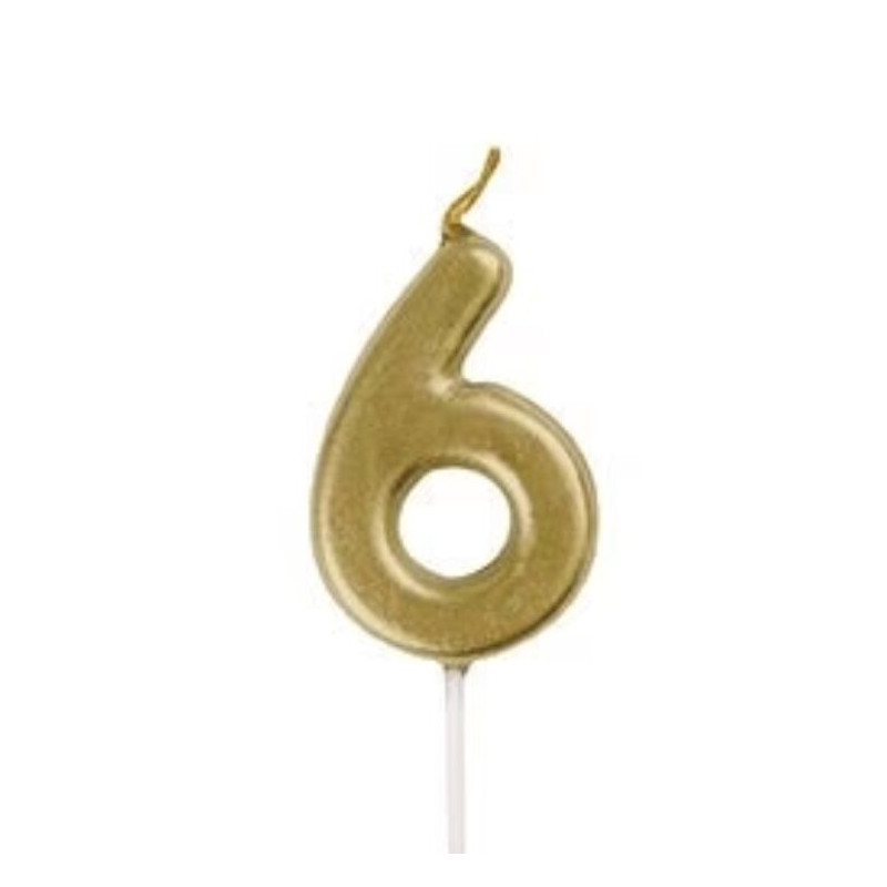 Mini vela Dourada Nº 6