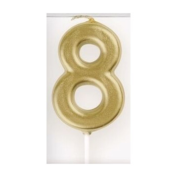 Mini vela Dourada Nº 8