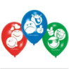 6 Balões Latex Smiley World