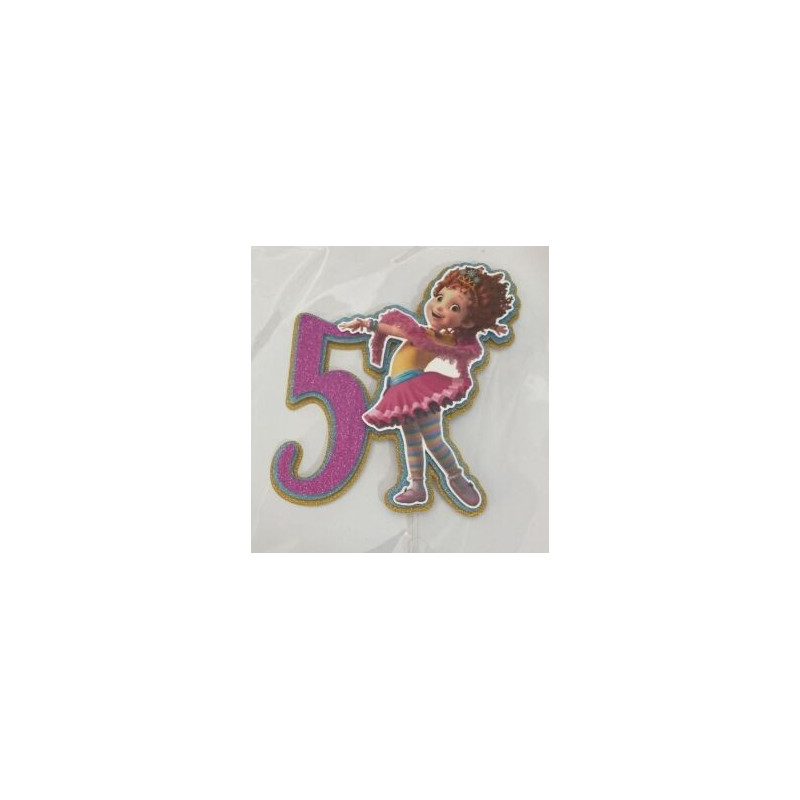 Topo de bolo Boneca 5 anos