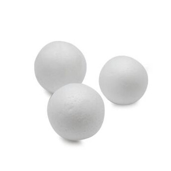 10 Bolas de esferovite 25mm