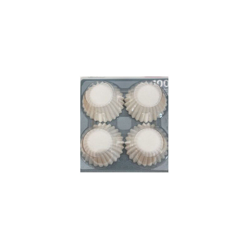 100 formas de papel 2,50x1,60cm branco