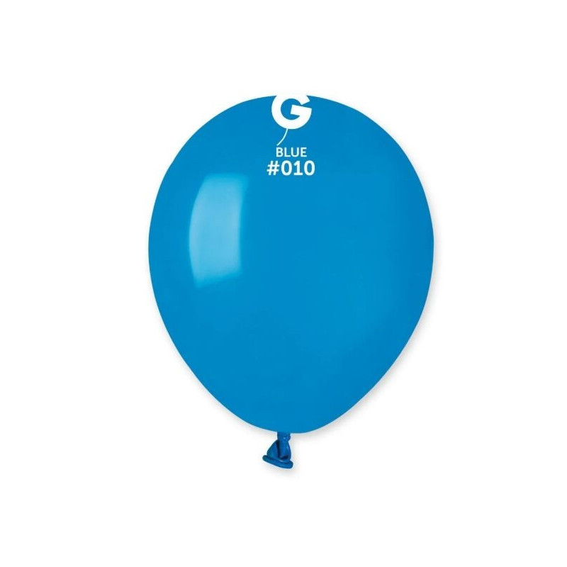 10 balões latex azulão 5" - 13cm