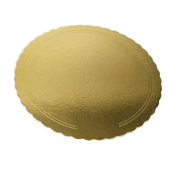 Prato dourado 32cm