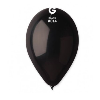 100  Balões latex Gemar 12"-30cm preto