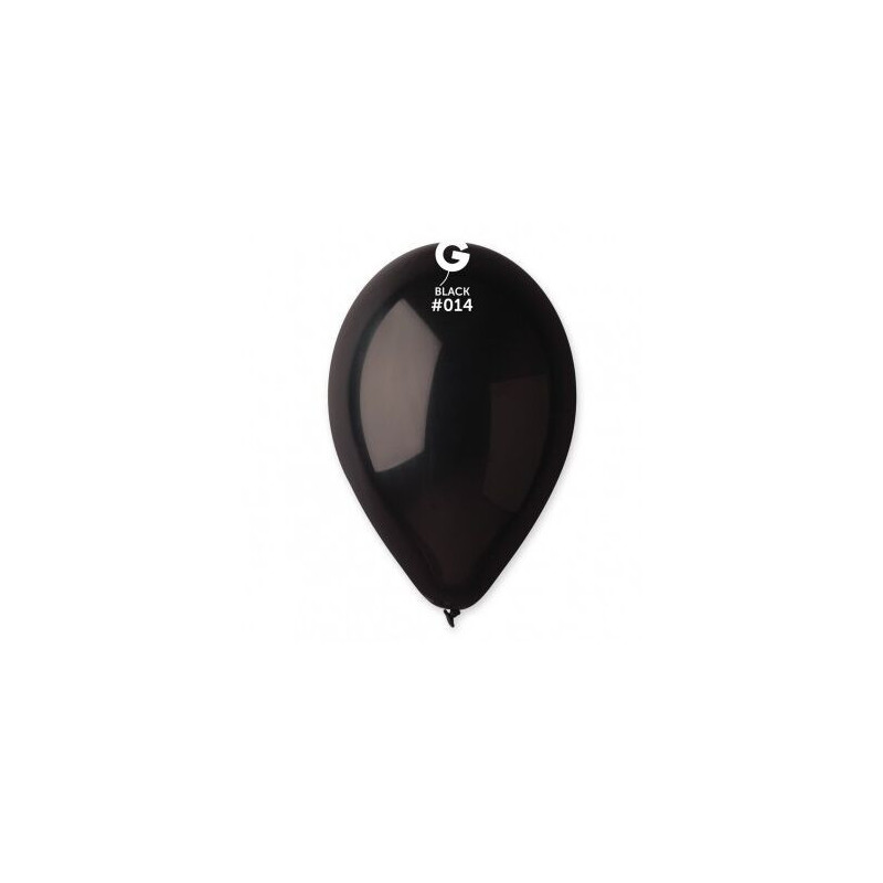 100  Balões latex Gemar 12"-30cm preto