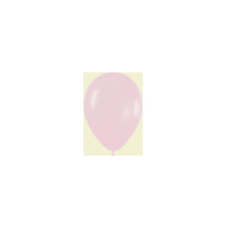5 balões de latex sempertex rosa pastel mate 12"