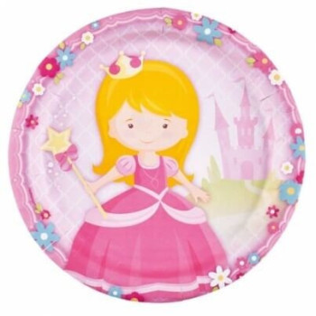 8 pratos 23 cm My Princess