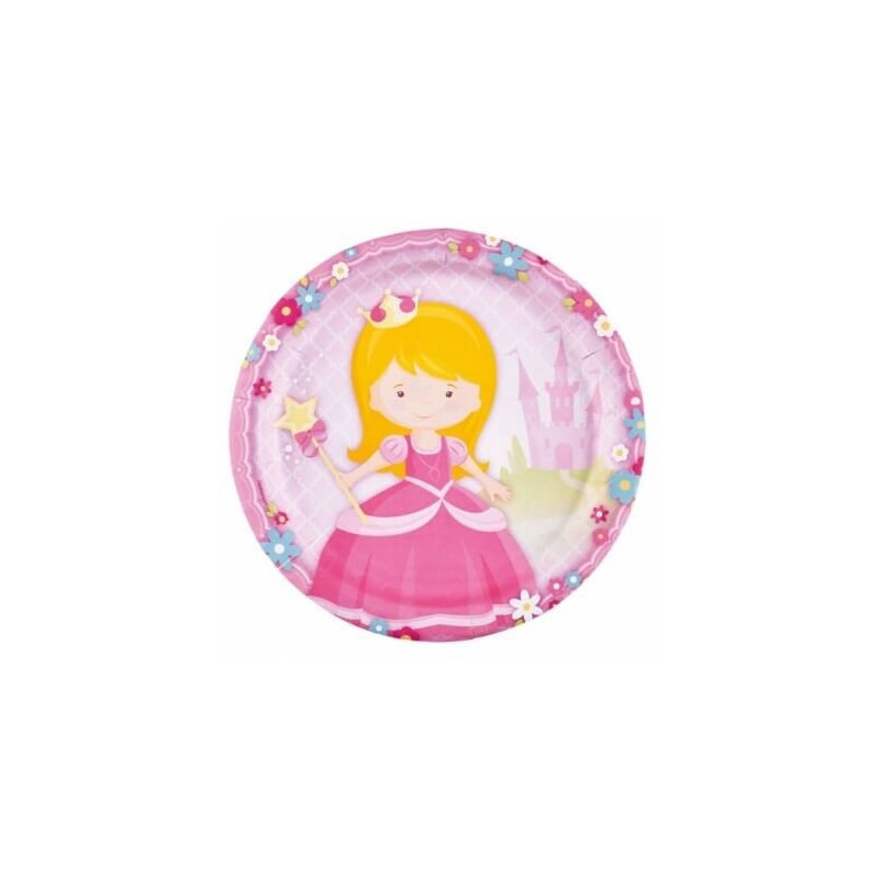 8 pratos 23 cm My Princess