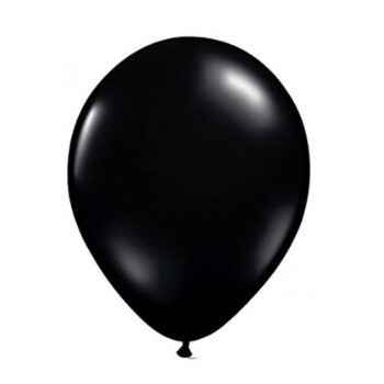 100 balões de latex anagram 5" preto