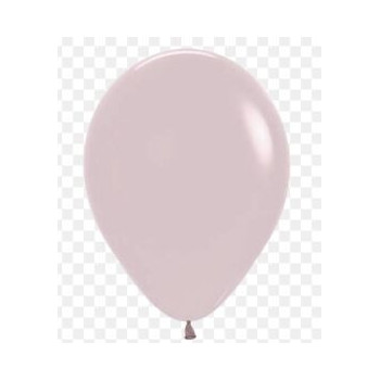 100 balões de latex Sempertex 5" rosa pastel mate