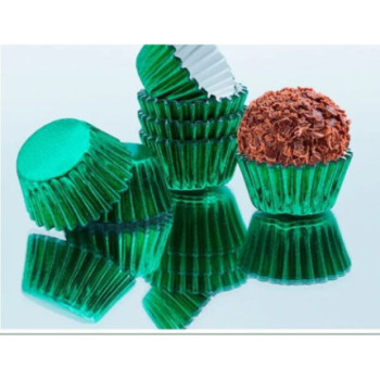 100 formas de papel laminado Nº 5 verde