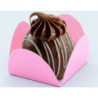 Formas papel dupla face 4x4x3 rosa  - 50 unidades