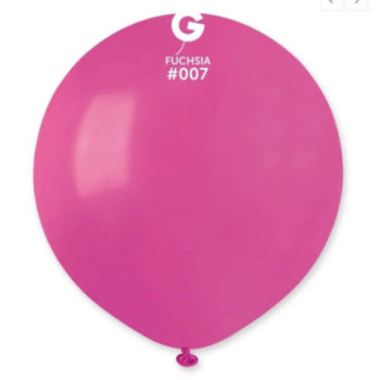 5 balões de latex Gemar 19" - 48 cm Fuchsia