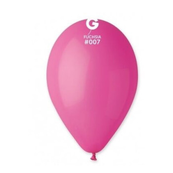 5 balões de latex Gemar 12" 30 cm Fuchsia