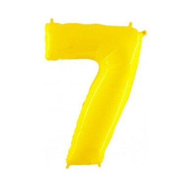 Balão Yellow Shine White nº7