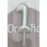 Vela aniversário 6cm branco nacarado