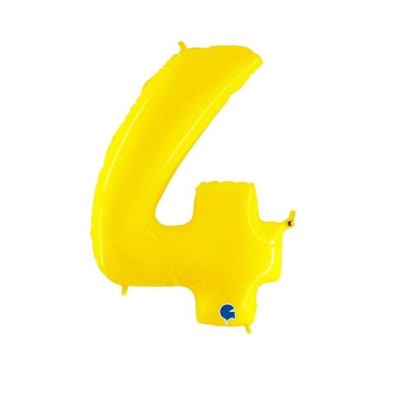 Balão Yellow Shine White nº4