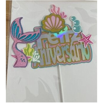 Topod e bolo Sereia 22,5cm