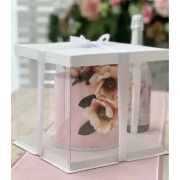 Caixa transparente 26x26x15cm