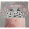 Topo de bolo Panda rosa 10 pcas