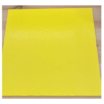 Prato 35x35 amarelo