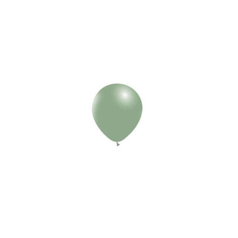 25 balões de latex Balloonia 18" - 140cm Verde vintage