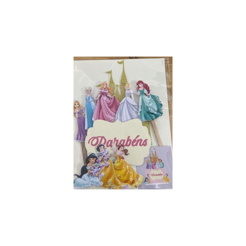 Topo de bolo Princesas