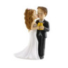 Noivos com copo e beijo 16cm