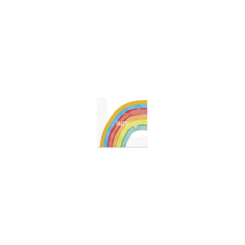20 guardanapos 33x33 cm - Rainbow