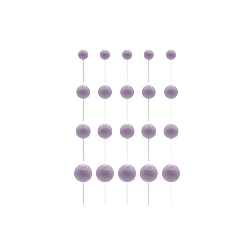 Esferas lilás 20 unidades