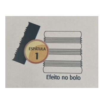 Espátula alisadora com  desenhos