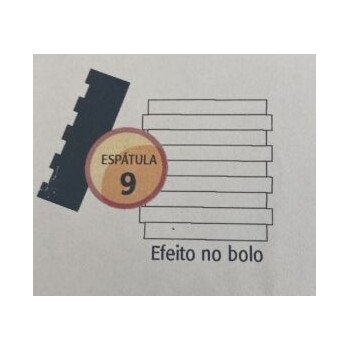 Espatula alisadora e com desenhos