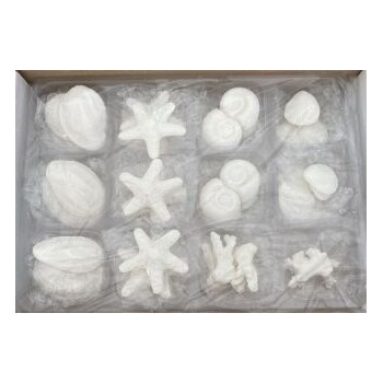 Decoração de açúcar conchas