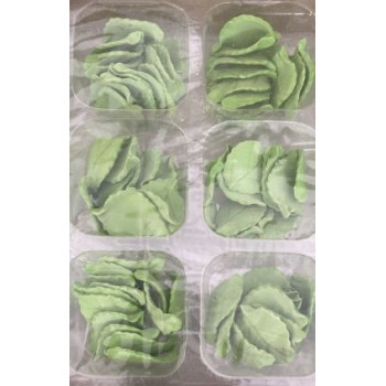 Decoração de açúcar - folha verde