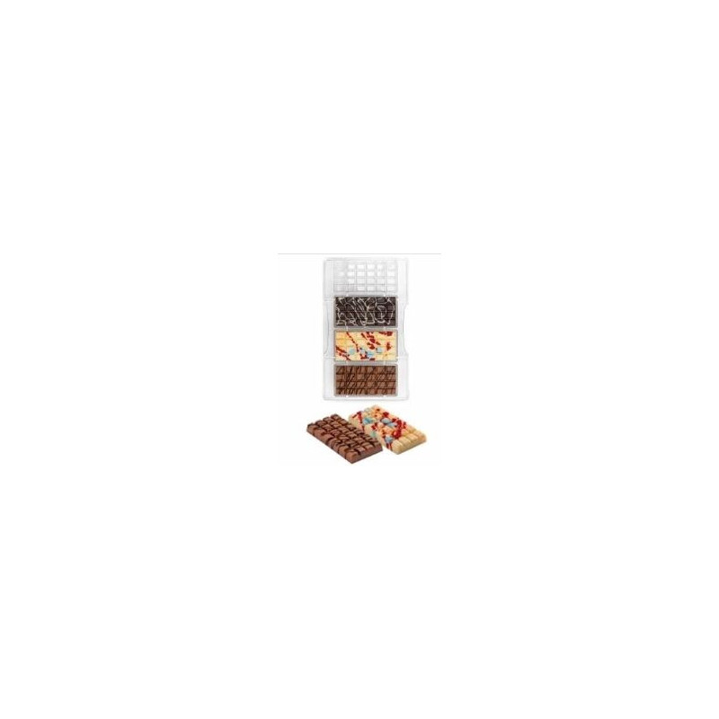 Molde 3 cavidades para chocolate