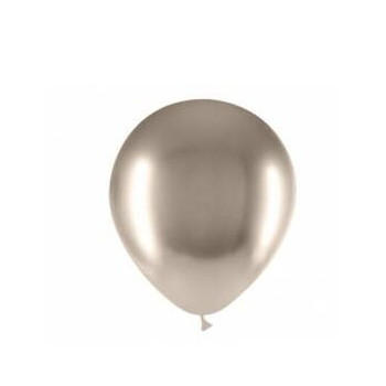10 balões de latex Balloonia 12" - 30 cm Beige Brilhante