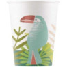 8 copos papel 200 ml - Tucano