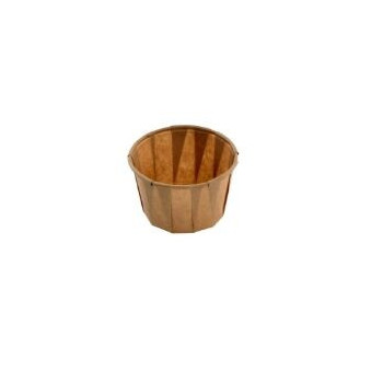 25 formas de papel mini cupcakes kraft