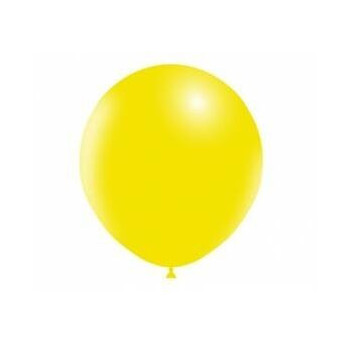 5  balões latex Balloonia 18" - 45cm amarelo limão