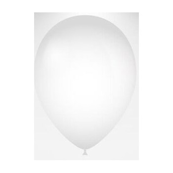 100 balões de latex Balloonia 1" 28cm branco