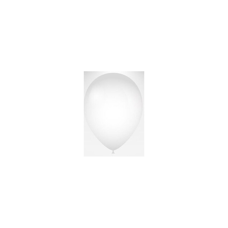 100 balões de latex Balloonia 1" 28cm branco
